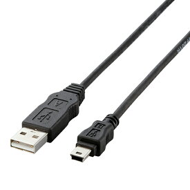 便利グッツ アイディア [5個セット ]エレコム RoHS対応USBケーブル/A-ミニB/0.5m/ブラック USB-ECOM505X5 人気 お得な送料無料 おすすめ