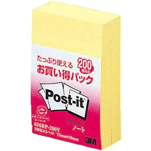 ACfA ֗ ObY y10Zbgz 3M Post-it |XgCbg pbN m[g 3M-656RP-200YX10  ȑSꗥ 
