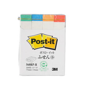 アイディアグッズ 便利 グッズ [10個セット] 3M Post-it ポストイット 再生紙 ふせん小 レインボー 3M-560RP-RX10 好評