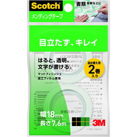 消耗品 [2巻入×20セット] 3M Scotch スコッチ メンディングテープ詰替え用 18mm×7.6m 3M-CM18-R2PX20 オススメ 送料無料