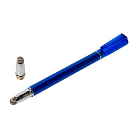 アイディアグッズ 便利 グッズ [5個セット] ミヨシ 先端交換式タッチペン 導電繊維タイプ ブルー STP-L01/BLX5 好評
