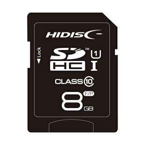 HIDISC SDHCJ[h 8GB CLASS10 UHS-1Ή g] Read70h 8GB SDHC Class10 UHS-1 Ki:SDHC e:8GB Xs[hNX:Class10 UHS-I Read/Write:70MB/s t@CVXe:FAT32 TCY:32mm×24mc
