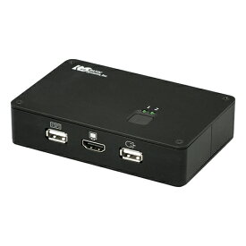 便利 アイディア グッズ ラトックシステム 4Kディスプレイ/USBキーボード・マウス　パソコン切替器 RS-250UHDP-4K