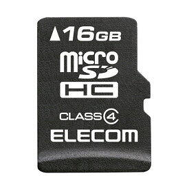 SDメモリーカード・MMC エレコム microSDHCカード/データ復旧サービス付/Class4/16GB MF-MSD016GC4R オススメ 送料無料