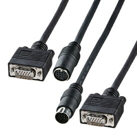 サンワサプライ ディスプレイ工事配線ケーブル(アナログRGB) KC-K100 | ケーブル 関連単語 HDMI VGA インターフェース ディスプレイ パソコン DVD アナログ デジタル usb PC 周辺機器 アクセサリー 転送 信号 DVI 変換 ケーブル