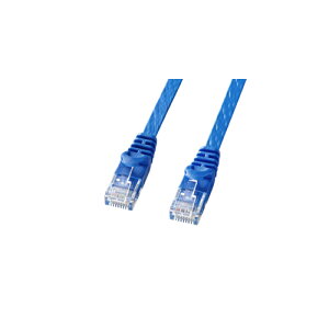 スタンド アクセサリー 部品 マウス パット WEB LAN ルーター パソコン スマートフォン スマホ デジタル関連 | サンワサプライ カテゴリ6フラットLANケーブル LA-FL6-005BL