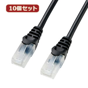 10ZbgTTvC c܂h~CAT5eLANP[u LA-Y5TS-02BKX10 | P[u ֘AP DVI ϊ P[u HDMI VGA C^[tF[X fBXvC p\R DVD AiO fW^ usb PC Ӌ@