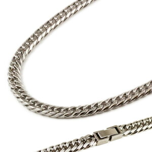 CrazyAngel 6面ダブル 喜平 チェーン ネックレス 金属アレルギー対応 ステンレス316L 50cm CA-971 | ネックレス 関連単語 ケース 収納 金 スタンド 女性 男性 かわいい かっこいい 可愛い ジュエリー