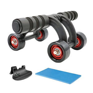 ITPROTECH 4輪腹筋ローラー ABホイール アブローラー YT-ABR-4R 関連:(おすすめ 送料無料 グッズ 商品 用品 人気 簡単 快適 ユニーク おもしろ)