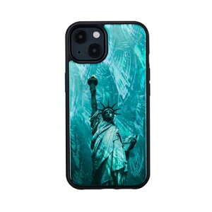 機器 パーツ ケース スタンド アクセサリー 部品 マウス パット WEB LAN ルーター デジタル関連 | ikins 天然貝ケース for iPhone 13 自由の女神 I21045i13