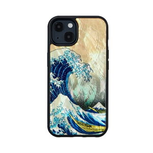ikins 天然貝ケース for iPhone 13 神奈川沖浪裏 I21050i13 | iPhone ipad 関連単語 スマートフォン 16 タブレッド 14 air 本体 pc mini 世代 第10 第9 パソコン 充電 ケーブル 保護フィルム いphone アイフォン ア