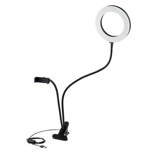 GR LEDOCg B胉Cg 3F ő640lm 10iK USB-Ad zM NbvX^ht tLVuA[ 16cm DE-L01BK | p\R Ӌ@ ֘AFRZg [d ^