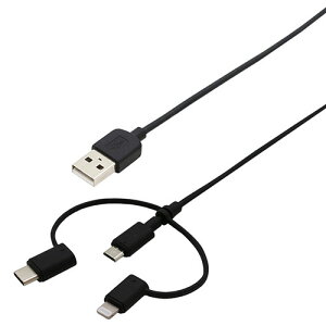 wantobe Type-C&Lightningϊt3WayP[u1.0m WCLM3WC100BK | P[u ֘AP fBXvC p\R DVD AiO fW^ usb PC Ӌ@ ANZT[ ] M DVI ϊ P[u HDMI VGA C^[