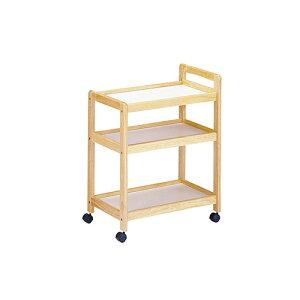 弘益 木製ワゴン ナチュラル KW-03-NA 関連:(送料無料 通販 グッズ 商品 便利 父の日 母の日 クリスマス 結婚 プレゼント)