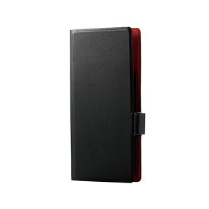 情報 周辺 機器 パーツ ケース スタンド アクセサリー 部品 マウス パット WEB デジタル関連 | エレコム スマートフォン用マルチカバー 薄型 磁石付 Lサイズ P-05PLFUSBK