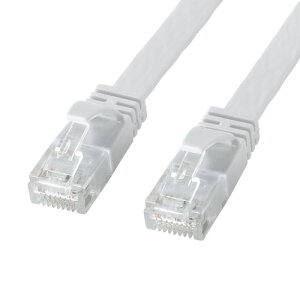 パット WEB LAN ルーター パソコン スマートフォン スマホ OA機器 デジタル 情報 周辺 デジタル関連 | サンワサプライ カテゴリ6AフラットLANケーブル KB-FL6AL-20W
