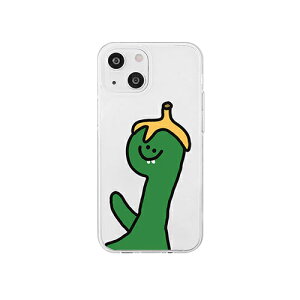 168cm ソフトクリアケース for iPhone 14 Green Olly with バナナ 背面カバー型 16823823i14 | iPhone ipad 関連単語 スマートフォン 16 タブレッド 14 air 本体 pc mini パソコン 充電 ケーブル 保護フィルム いphone