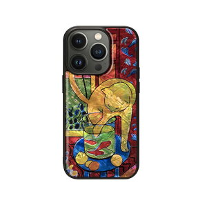 ikins 天然貝ケース for iPhone 14 Pro 魚と猫 背面カバー型 I23592i14P | iPhone ipad 関連単語 スマートフォン 16 タブレッド 14 air 本体 pc mini 世代 第10 第9 パソコン 充電 ケーブル 保護フィルム いphone ア