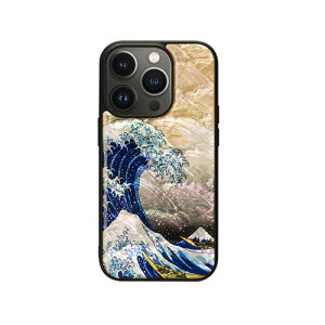 ikins 天然貝ケース for iPhone 14 Pro 神奈川沖浪裏 背面カバー型 I23594i14P | iPhone ipad 関連単語 タブレッド 14 air 本体 pc mini 世代 第10 第9 パソコン 充電 ケーブル 保護フィルム いphone アイフォン ア