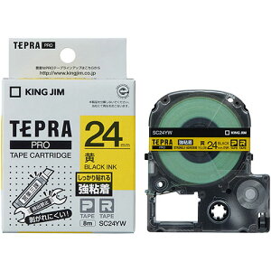 KING JIM LOW evPROe[vS 24mm  KJ-SC24YW | e[v ֘AP }XLO ̂ lւ z_[  ev lߑւ Cg Jb^[ {[ W[ C^[ led  