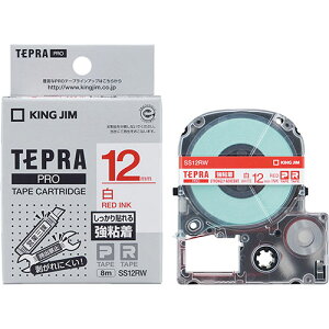 KING JIM LOW evPROe[vS 12mm  KJ-SS12RW | e[v ֘AP }XLO ̂ lւ z_[  ev lߑւ Cg Jb^[ {[ W[ C^[ led  