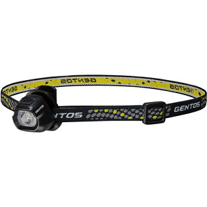GENTOS コンパクトヘッドライト HC-24BK | ライト 関連単語 乾電池 電池 自転車 防災 液晶 スタンド 変換 ライトニング イヤホン カット ブルーライト センサー 人感 防雨 明 暗 照明 保護 充電 LED