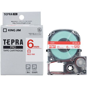 KING JIM LOW evPROe[vx 6mm ԕ KJ-SS6R | e[v ֘AP W[ C^[ led    }XLO ̂ lւ z_[  ev lߑւ Cg J