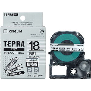 KING JIM LOW evPROe[vS 18mm  KJ-ST18KW | e[v ֘AP W[ C^[ led    }XLO ̂ lւ z_[  ev lߑւ Cg Jb