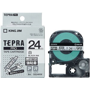 KING JIM LOW evPROe[vS 24mm  KJ-SS24KW | e[v ֘AP W[ C^[ led    }XLO ̂ lւ z_[  ev lߑւ Cg Jb^