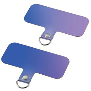 スタンド アクセサリー 部品 マウス パット WEB LAN ルーター パソコン スマートフォン スマホ デジタル関連 | エレコム ストラップホールシート 2枚入 1口タイプ オーロラ P-STHD1ACR