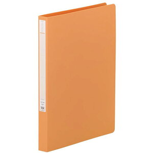 LIHIT LAB. パンチレスファイル(HEAVY DUTY) A4S 橙 F-367-3-OR 関連:(アイディア 時短 グッズ 商品 生活 暮らし 便利 安全)ひな祭り 一周忌 お中元 手土産 結婚式 成人の日 進物 日用品小物 寒中見舞い