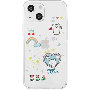 AKAN GCJ \tgNAP[X for iPhone 15 Bear Dream AK25619i15 ֘Aip\R X}z  Ӌ@ j^ pbh Q[~O v^[ ی Ot ^ubg HDDj