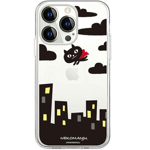 abbi FRIENDS アビィフレンズ 公式ライセンス品 ネコマンジュウソフトクリアケース for iPhone 15 Pro Max 赤いマント ABF25411i15PM | iPhone ipad 関連単語 スマートフォン 16 タブレッド 14 air 本体 pc mini パ