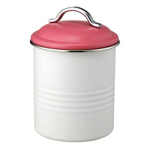 【5個セット】 佐藤金属興業 バーネットキャニスター バイカラー ピンク SALUS205027X5 ジャンル(保存容器 調味料入れ 調理器具 キッチン用品 食器)