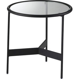 東谷 ラウンドガラステーブルS ブラック HIT-240 関連( 家具 種類 ハイ ロー テーブル スリム ワゴン 収納 引き出し 事務 折り畳み キャスター 隙間 )