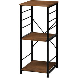 弘益 VSK-40(BR) スリムキッチンラック ブラウン VSK40BR