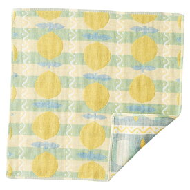 【5個セット】 Pocchi 3重ガーゼハンカチ レモネード 22456304X5 ジャンル（ガーゼハンカチ おふろ バス用品 ベビー キッズ マタニティ）米寿 成人の日 初盆 葬儀 入学 お盆 初七日 七夕 生鮮食品 御供