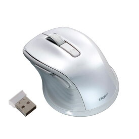 Digio デジオ F_line 無線静音5ボタンBlueLEDマウス Sサイズ ホワイト MUS-RKF141W 関連（周辺機器 アクセサリー スマートフォン PC カード USB ハブ コンバータ スマホ リーダー）
