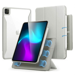 ESR REBOUND 360 nCubh 2WAYJo[ for 11C`iPad Pro (M4) O[ ES26770 ֘Ai pc IT  Ӌ@ fBXvC }CN ZLeB[ Q[ J VR LANj