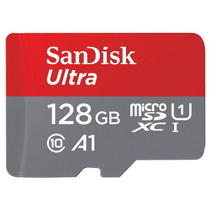 SanDisk microSDXCJ[h 128GB Ultra UHS-1 A1 R:140MB/s COe[i SDSQUAB-128G-GN6MN