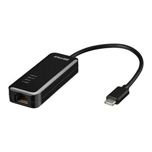 BUFFALO LANA_v^[(USB Type-C) Giga & USB 3.2(Gen1)Ή ubN LUA5-U3-CGTE-BK ֘Ai pc IT  Ӌ@ fBXvC }CN ZLeB[ Q[ Jj
