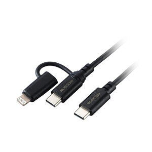 GR 2in1 USBP[u Type-C+Lightning USB Power DeliveryΉ 1.5m ubN MPA-CCLAD15BK | X}z pc X}[gtH ^ubg Ӌ@ ANZT[ ֘AP L[{[h LANP[u hdmi ssd web Bluet