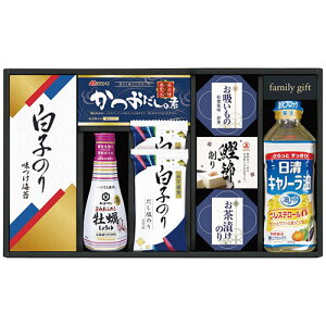 キッコーマンしょうゆ&白子のり食卓詰合せ KSC-40E 食卓をより美味しく彩る詰合せ 9242-049 食品 佃煮 詰合せ セット ギフト | 関連単語 詰め合わせ 海苔 味海苔 梅 米粉 米 醤油 みそ汁 漬物 お菓