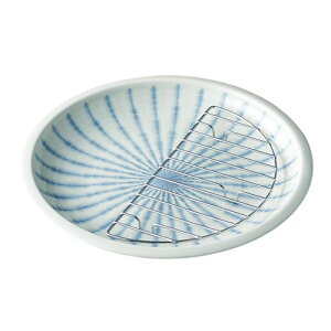 すのこ付大皿 大皿(径25×3cm)・すのこ(20×10×1.4cm)×各1 電子レンジOK ホワイト K50208055 食器 コップ タンブラー ビヤー グラス スプーン フォーク 皿 どんぶり カップ ボトル 箸 マグ プレート 茶