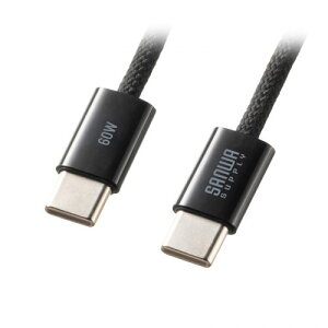 TTvC USB Type-CVRbVP[u PD60W ubN 1m KU-CCP60SM10BK PC p\R X}z ^ubg | ֘AP Ӌ@  Android hCu USB Xg[W tbV[ 