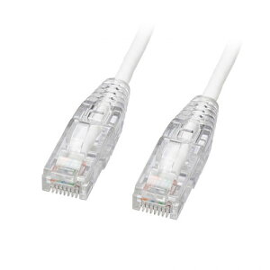サンワサプライ カテゴリ6A LANケーブル スリム やわらか ツメ折れ防止コネクタ 1m ホワイト KB-SL6AYS-01W PC パソコン スマホ タブレット | 関連単語 スマートフォン 携帯電話 アクセサリー iPhone
