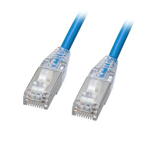 サンワサプライ カテゴリ5eSTP LANケーブル スリム やわらか ツメ折れ防止コネクタ 0.5m ブルー KB-SL5STPS-005BL PC パソコン スマホ タブレット | 関連単語 モニター アーム 液晶 保護 マウス ssd ディ