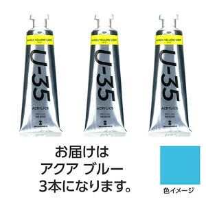 ターナー色彩 U35 アクアブルー60ml 3個 TURNER108743 文具 備品| 関連単語 事務 用品 学用品 筆記 名刺 手帳 カッター テープフ ァイル 封筒 はさみ ビジネス鉛筆 ペン 絵具 セット シャープペン 絵