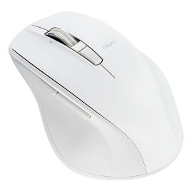 ナカバヤシ 高速スクロールホイール搭載 神速シリーズ Bluetooth静音5ボタンBlueLEDマウス ホワイト MUS-BKF165NW