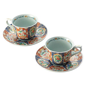 波佐見焼 珈琲碗皿2客揃 錦鳳凰絵 碗φ9×6.8cm、皿φ15.5×3cm B1132566 食器 コップ タンブラー ビヤー グラス スプーン フォーク 皿 どんぶり カップ ボトル 箸 マグ プレート 茶器 ポット 鉢 | 関連